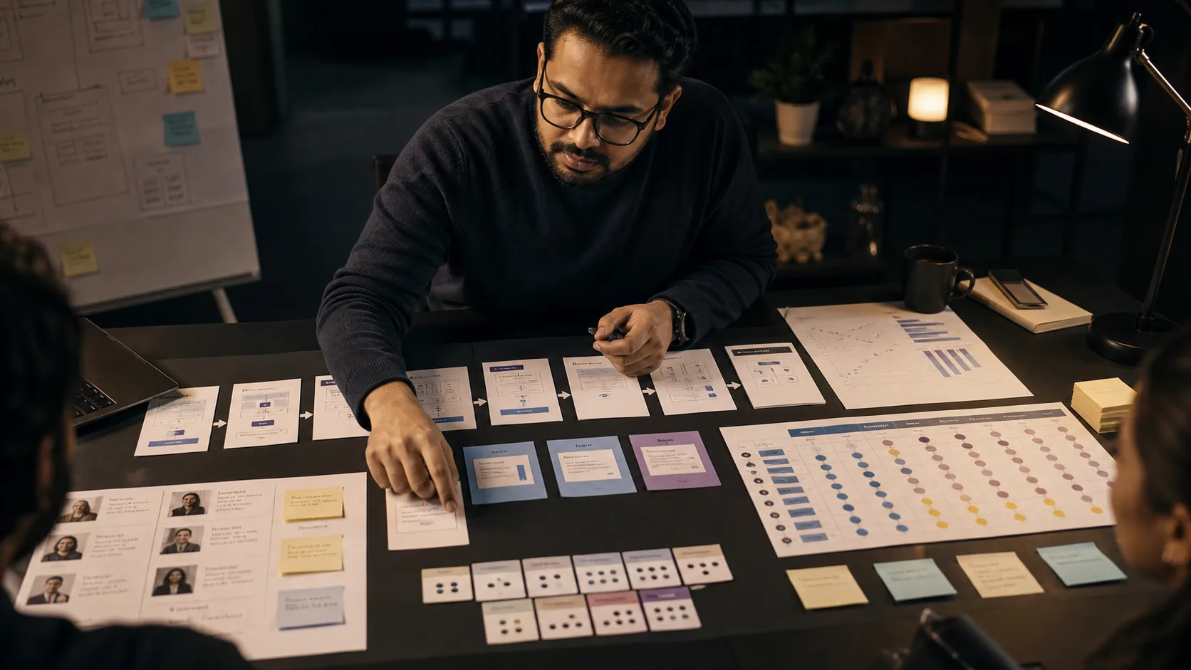 An Indian AI product manager shaping a roadmap from user evidence and evaluation metrics